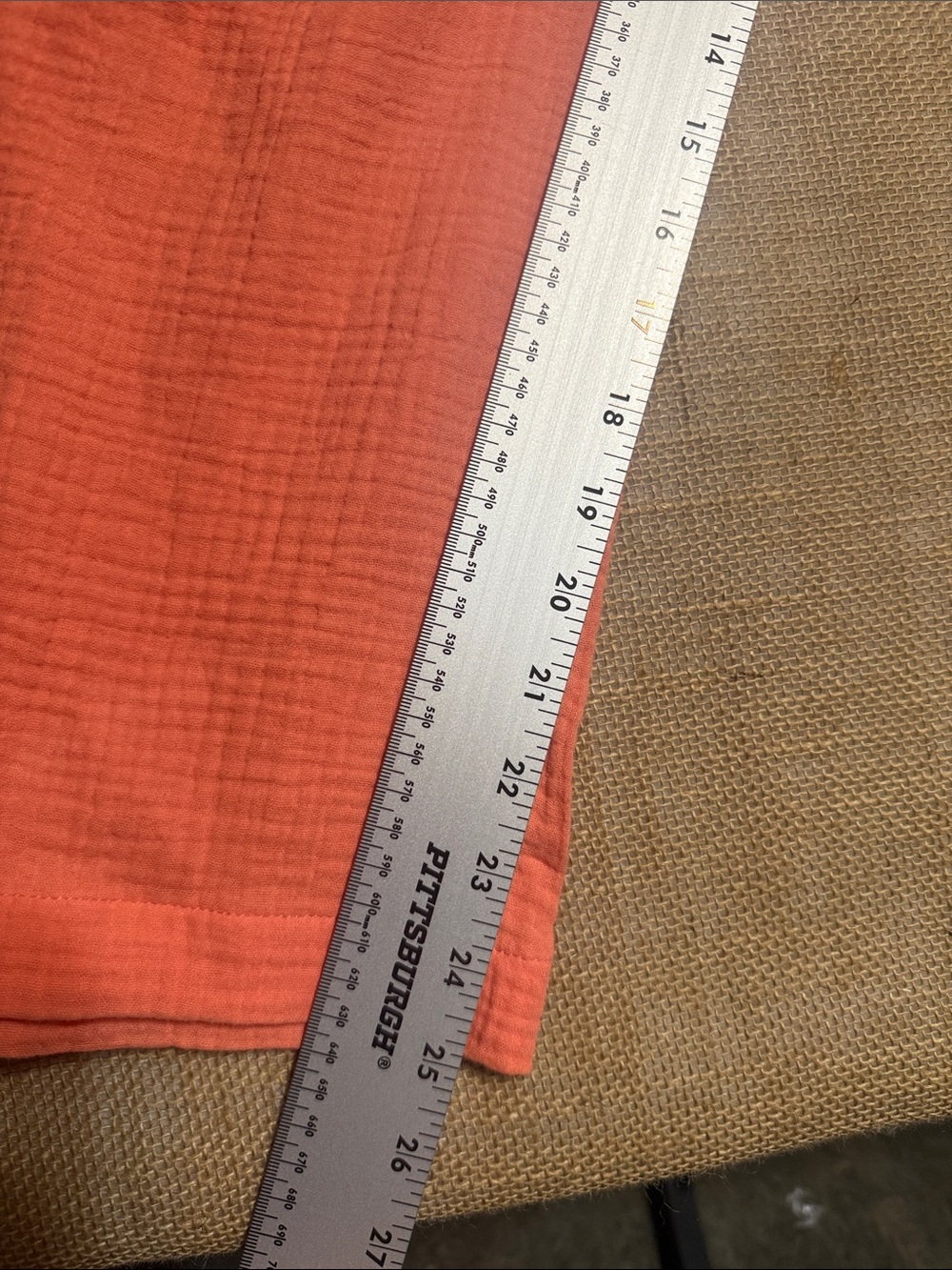 Splendid Coral Button-Up Top and Wide-Leg Pants Set - Picture 6 of 8